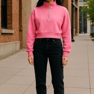 TNA Airy Perfect Pink Zip-Up